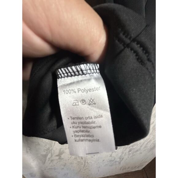 NWT Laranor Fit and Flare Black Dress Mesh Sleeve Sz 40 - US 8 Grunge Goth Core - Picture 10 of 10